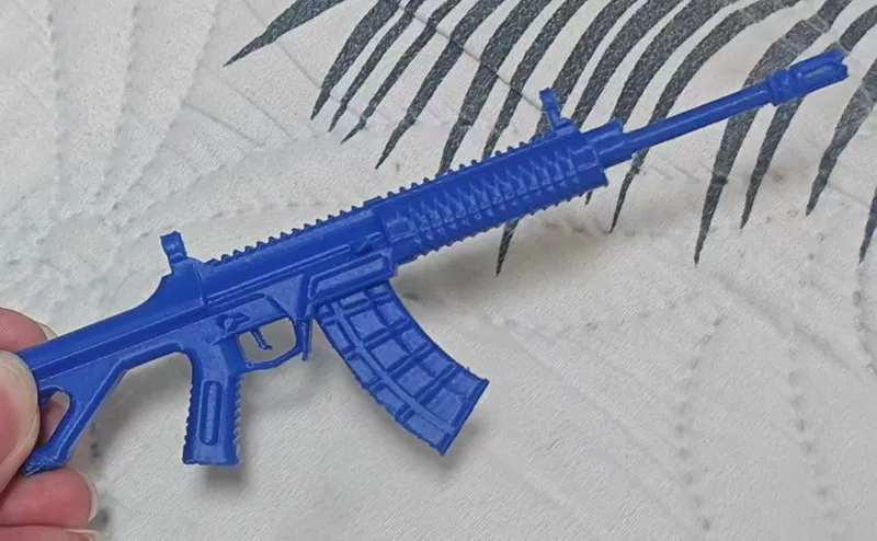 QBZ-191微缩模型