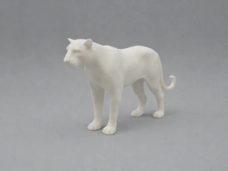 Minimalist Puma Sculpture