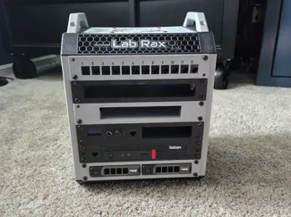 Lab Rax 6U 10" server rack - Bolted Version