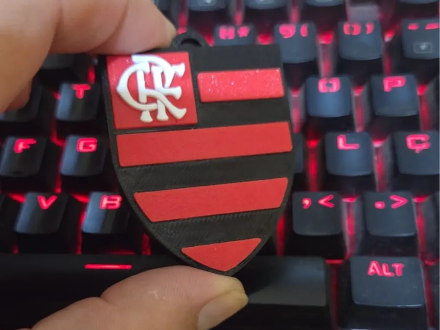 Accesorio para impresora 3D: FLAMENGO com AMS e Sem AMS. Referencia del modelo original.