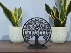 LA FAMILIA SIGN with STAND