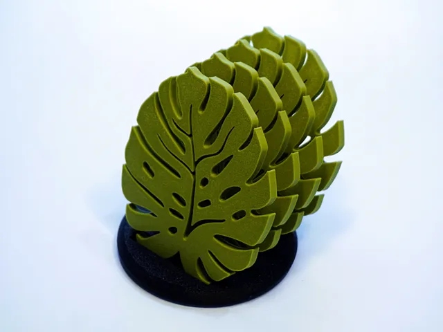 Monstera Coaster Leaf