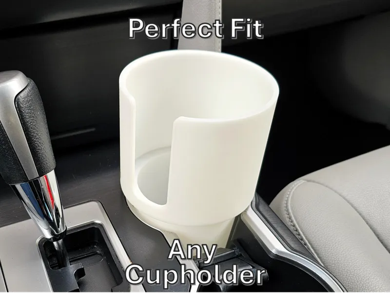 Parametric Cup Holder Adapter (Support Free V2)