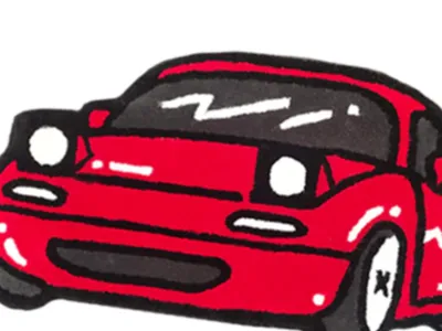 Miata Keychain