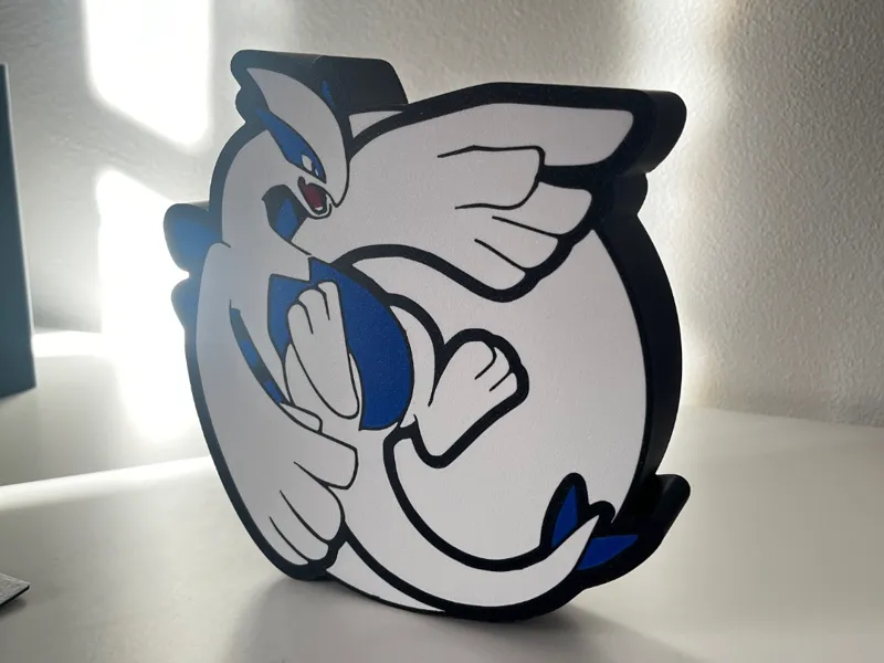 Lightbox di Lugia Pokemon LED LAMP