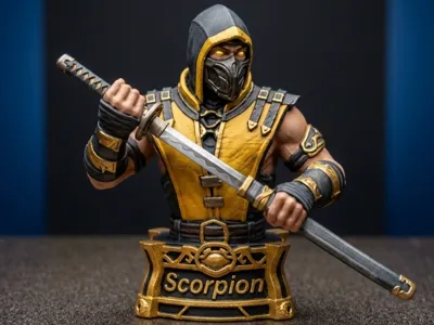 Scorpion Bust - Mortal Kombat Edition