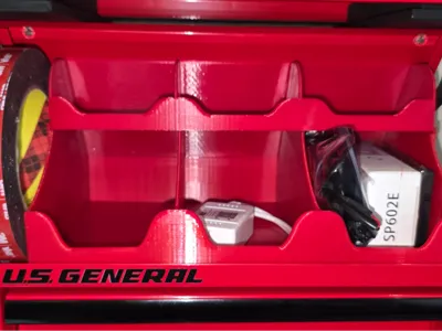harbor freight mini tool box organizer for the top