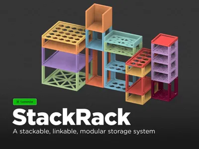 StackRack - Parametric, Stackable, Linkable System