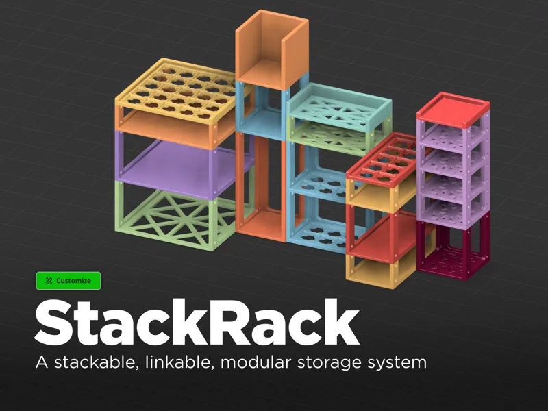 StackRack - Parametric, Stackable, Linkable System