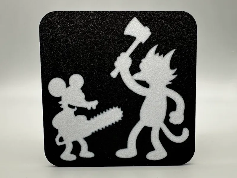 Simpsons Coaster Itchy and Scratchy