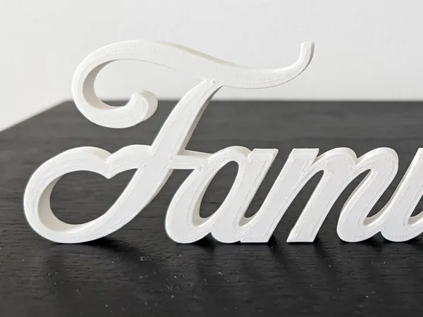 Plaque décorative « Famille »