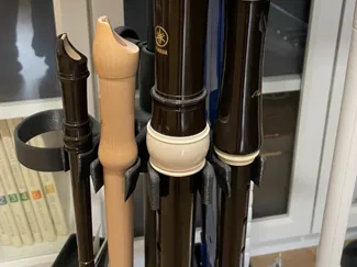 Recorder Stand for Music Stand - Soporte Flautas