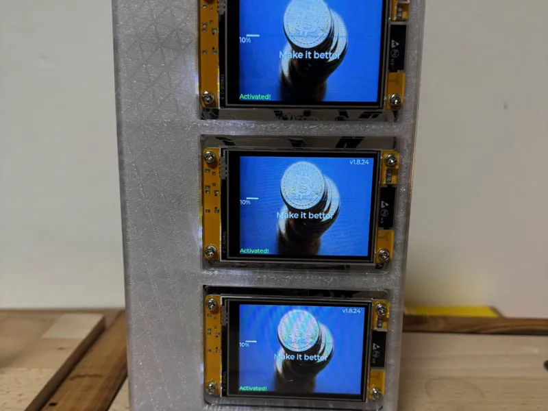 Nerdminer/One Shot Miner 2,8" Display Case 3 Miner