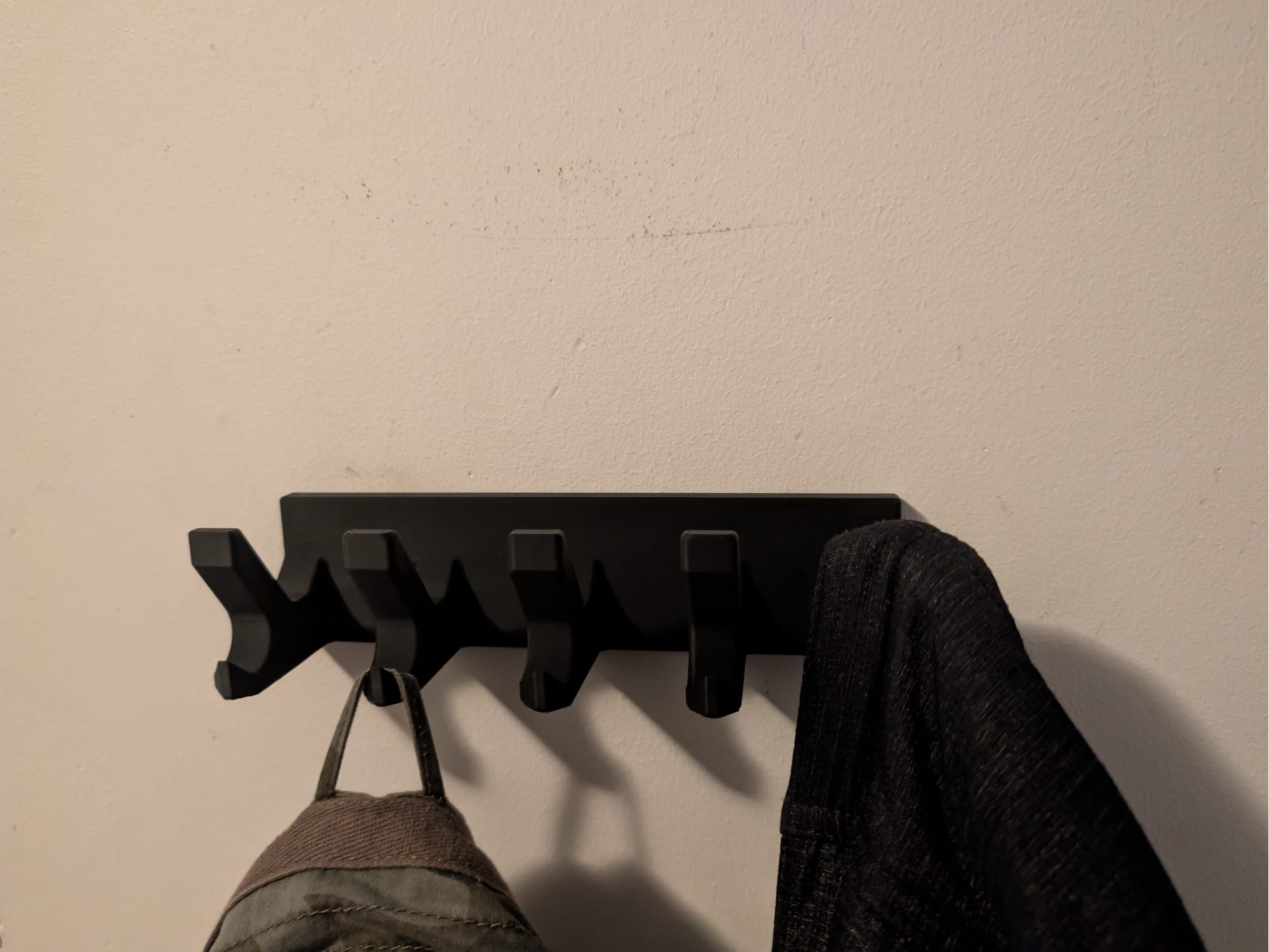 Minimalist Heavy-Duty Coat Hook (Support-Free)