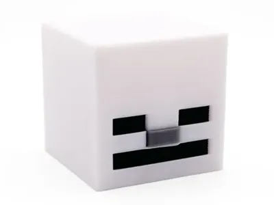 Minecraft Skeleton Head Door Knob