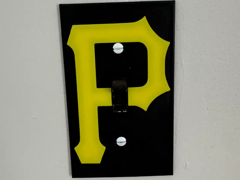 Pittsburgh Pirates light switch cover