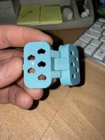 0.2mm layer, 2 walls, 15% infill. No supports