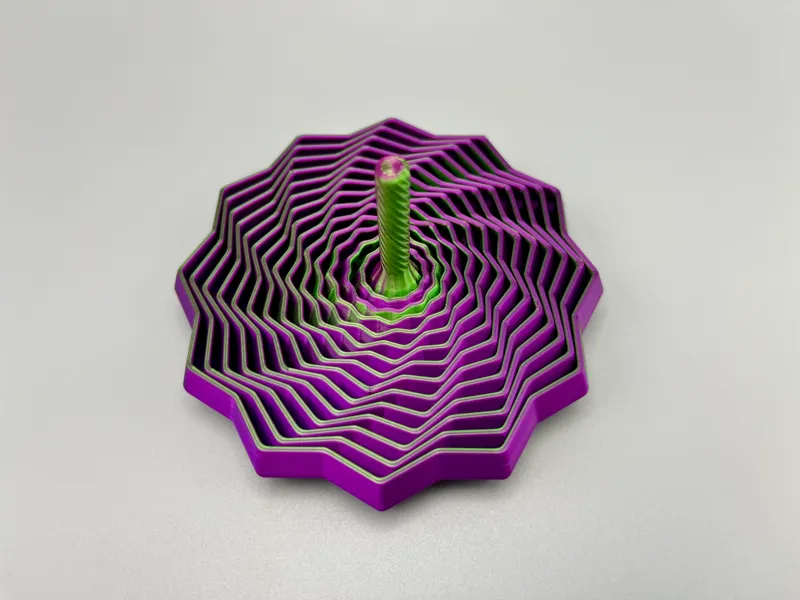 波纹塔旋转陀螺_ 萝卜塔Star Fidget