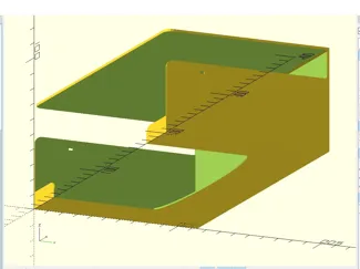 [OpenSCAD]将抽纸悬挂在板材下方!