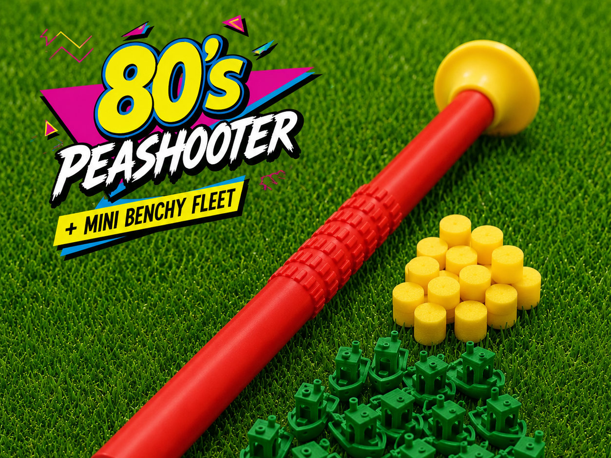 Pea Shooter That Launches Tiny Benchys
