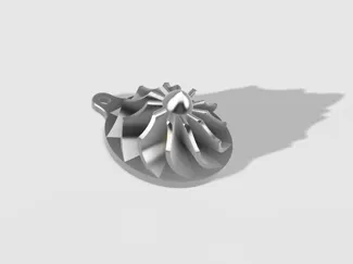 Keychain Turbo (turbine wheel)