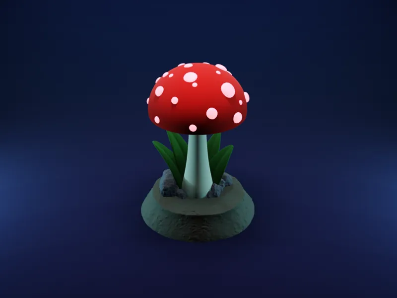Glimmer Hollow Cap Mushroom – Terrain for Tabletop