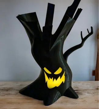 Scary Halloween Tree Light