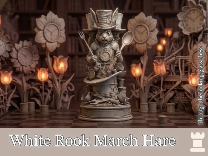 The March Hare | "Through the Looking-Glass" Chess
