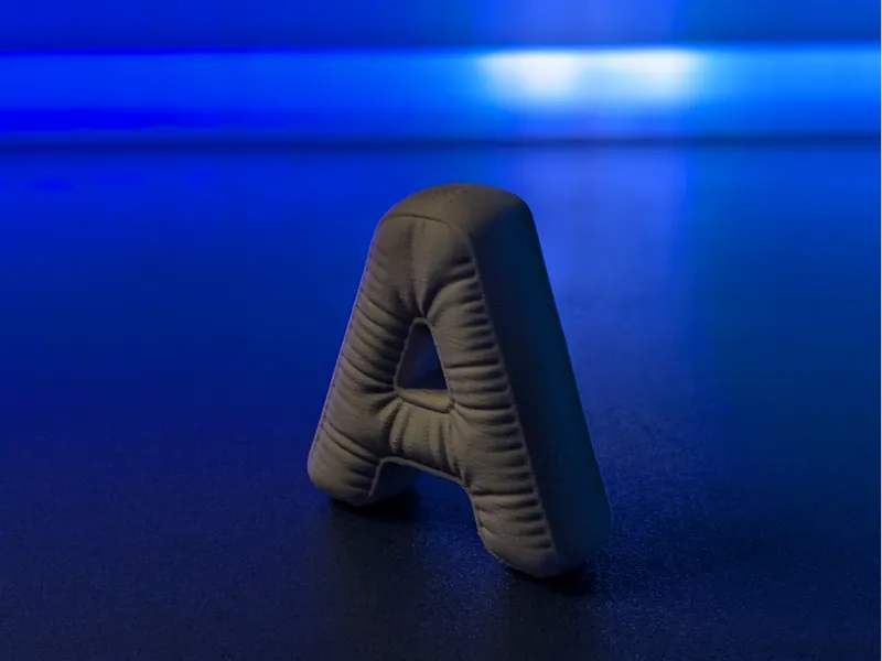 Letter A Pillow – Soft 3D Printed Cushion