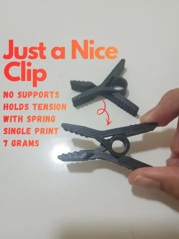 Clip o pieza de sujeción: Just A Nice Clip — vista de referencia 2