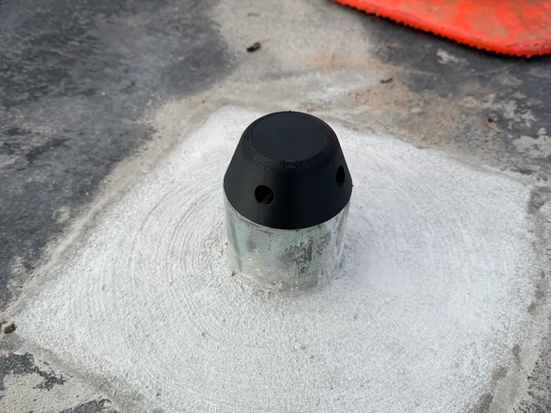 Plug for 3" diameter sleeves (Pickleball Court)
