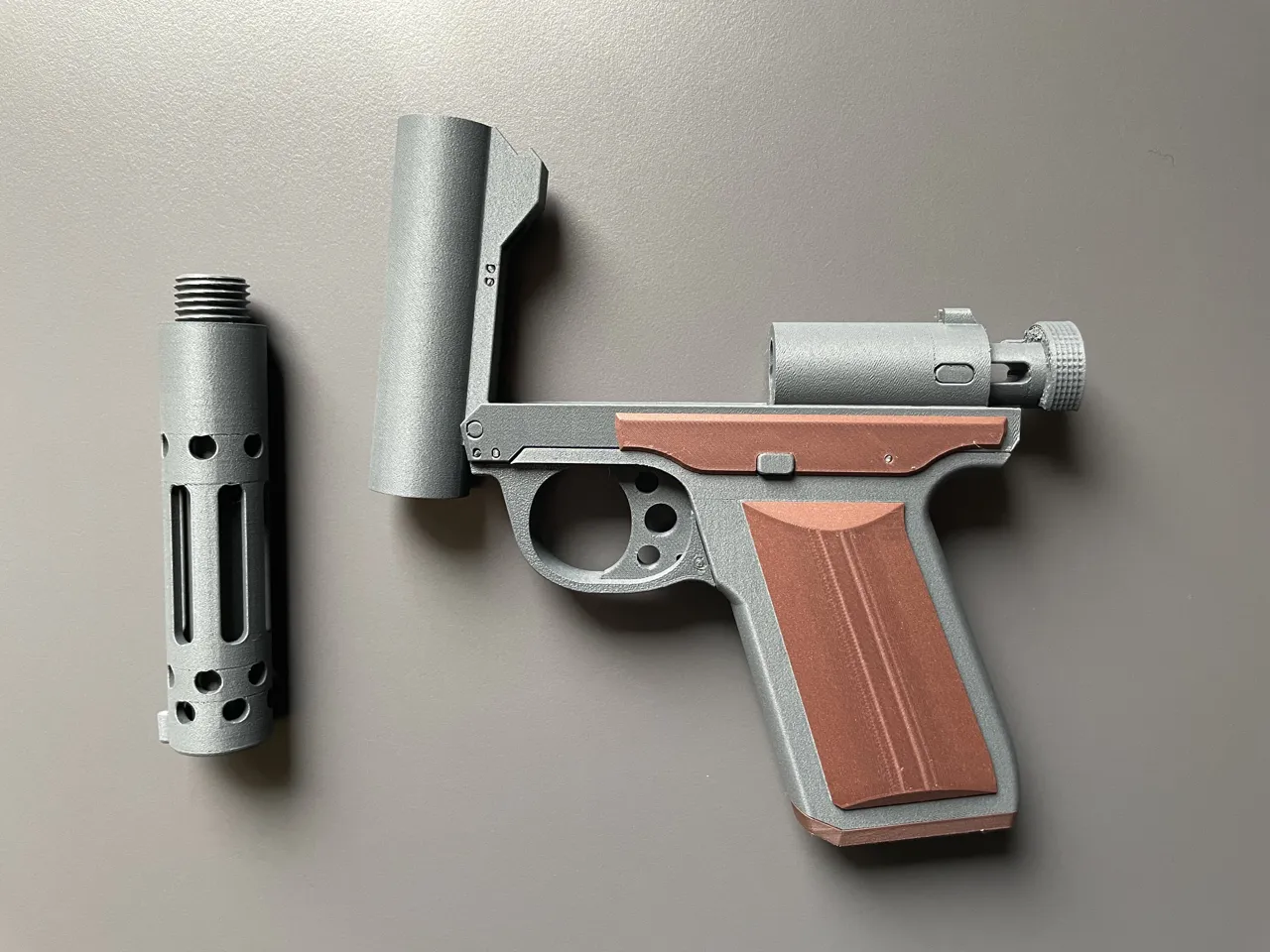 Functional Suppressed Toy Pistol view 3