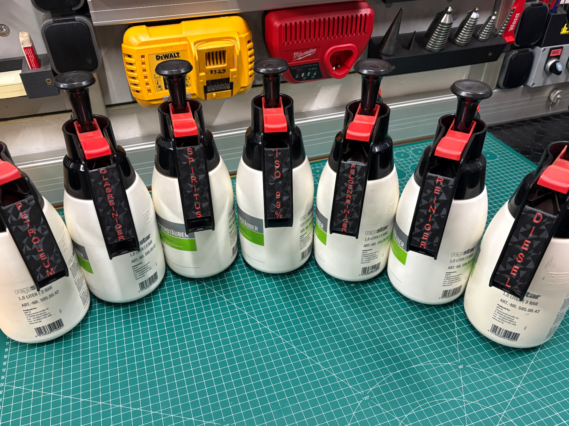 Pumpsprühflaschen Sprühflasche Werkstatt Hobby