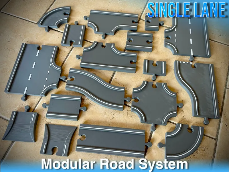 Single Lane Expansion Set | Toy Road System