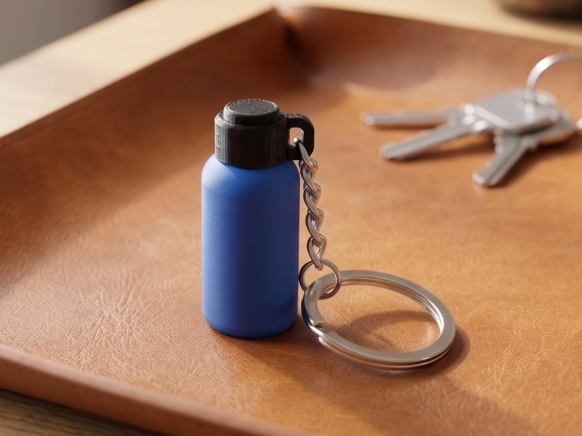 Miniature Everyday Water Bottle Keychain