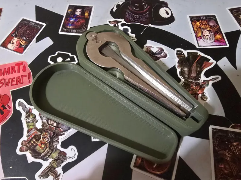 Compass jew`s harp (vargan, kamus) box