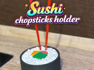 Sushi chopsticks holder