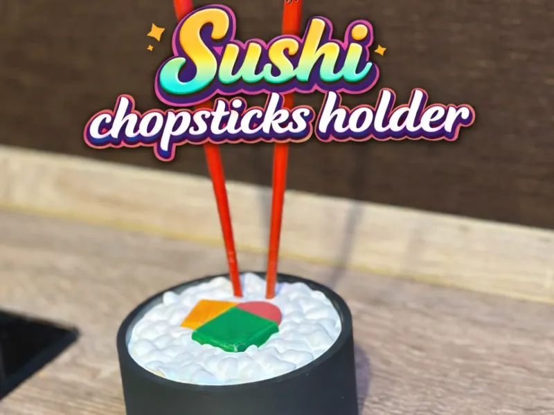 Sushi chopsticks holder