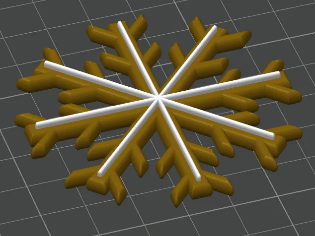 Snowflake cookie