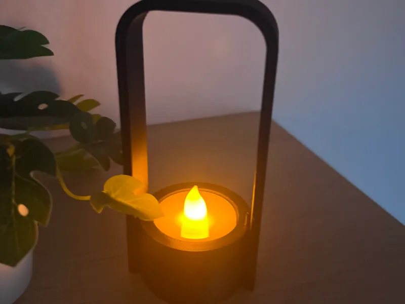 tealight mit Bogen/Haenger