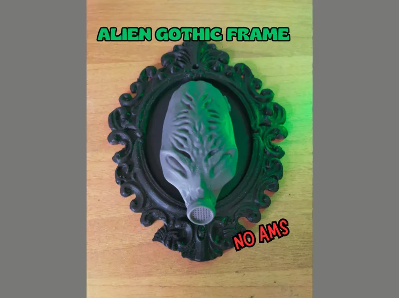 ALIEN FRAME – Gothic Sci-Fi Wall Art