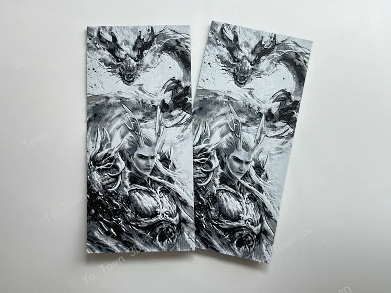 【Yo.Town 3D】Aoguang 3D relief bookmark