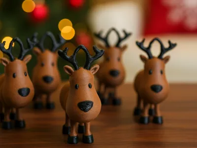 Flexible christmas Reindeer