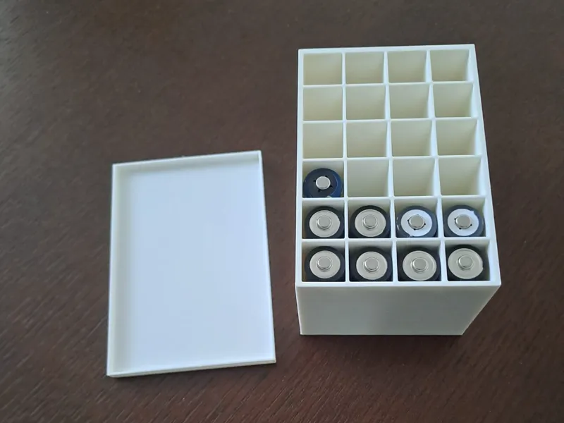 Box for 24 AA Batteries