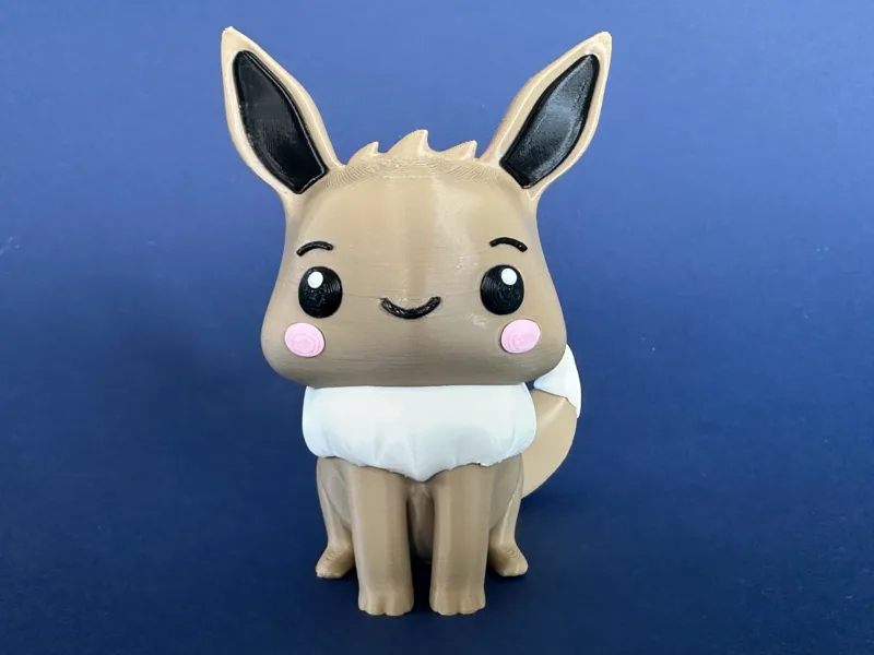 Chibi Eevee - Cute Pokemon-Inspired Figurine