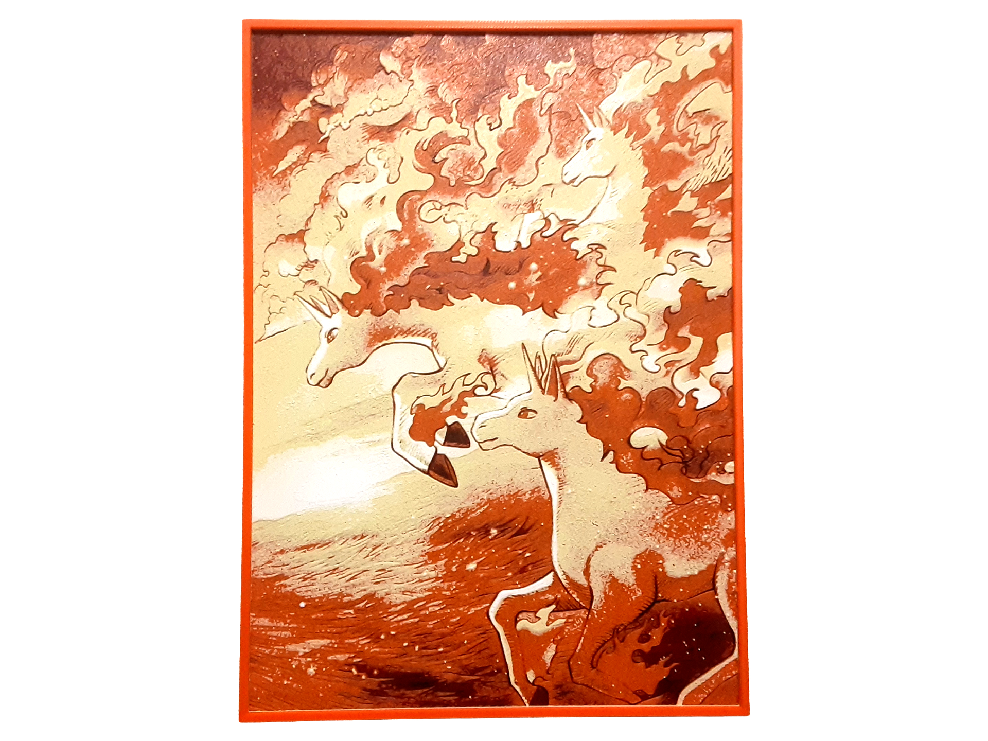 Rapidash Hueforge Pokemon Ponyta Fire Horse Orange