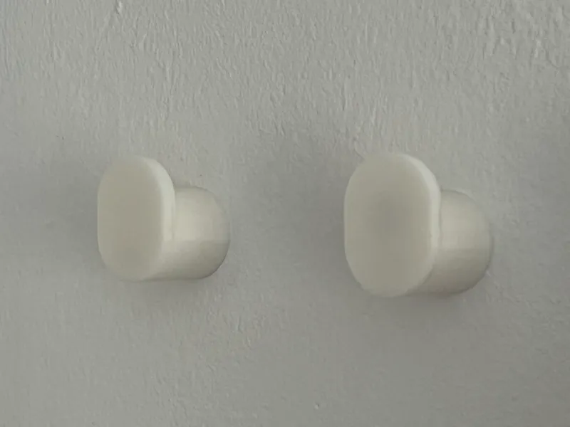 Towel hanger with hidden screws