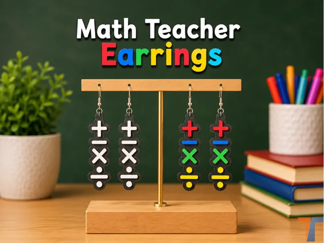 Math Teacher Earrings