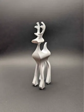 Minimalist Reindeer Decoration