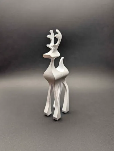 Minimalist Reindeer Decoration